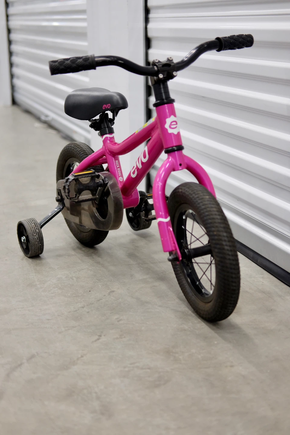 Pink EVO Balance Bike with Training Wheels - photo 2