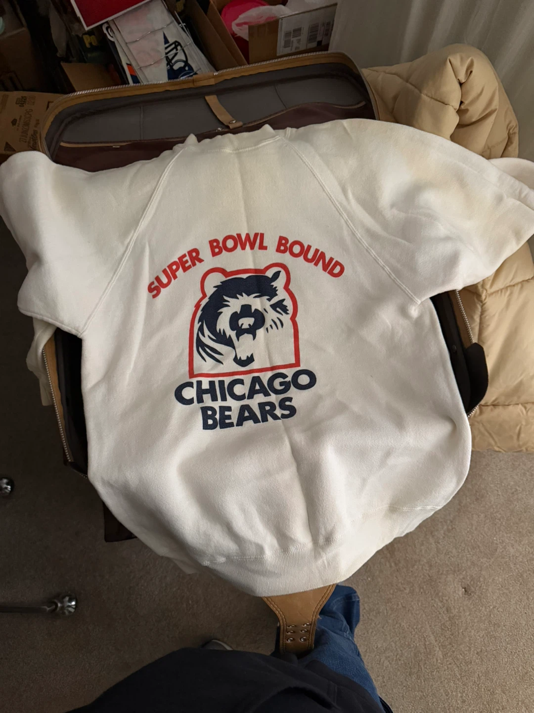 1985 Chicago Bears Super Bowl Bound Player Roster Sweatshirt