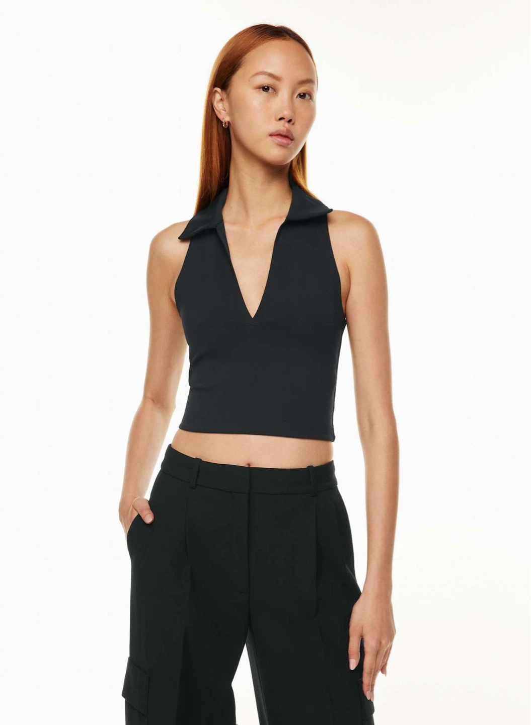 (XS) Babaton Contour Sleeveless Polo Top - photo 2
