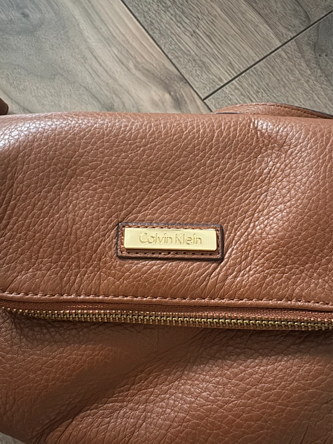 Calvin Klein Brown Leather Crossbody Bag - photo 2