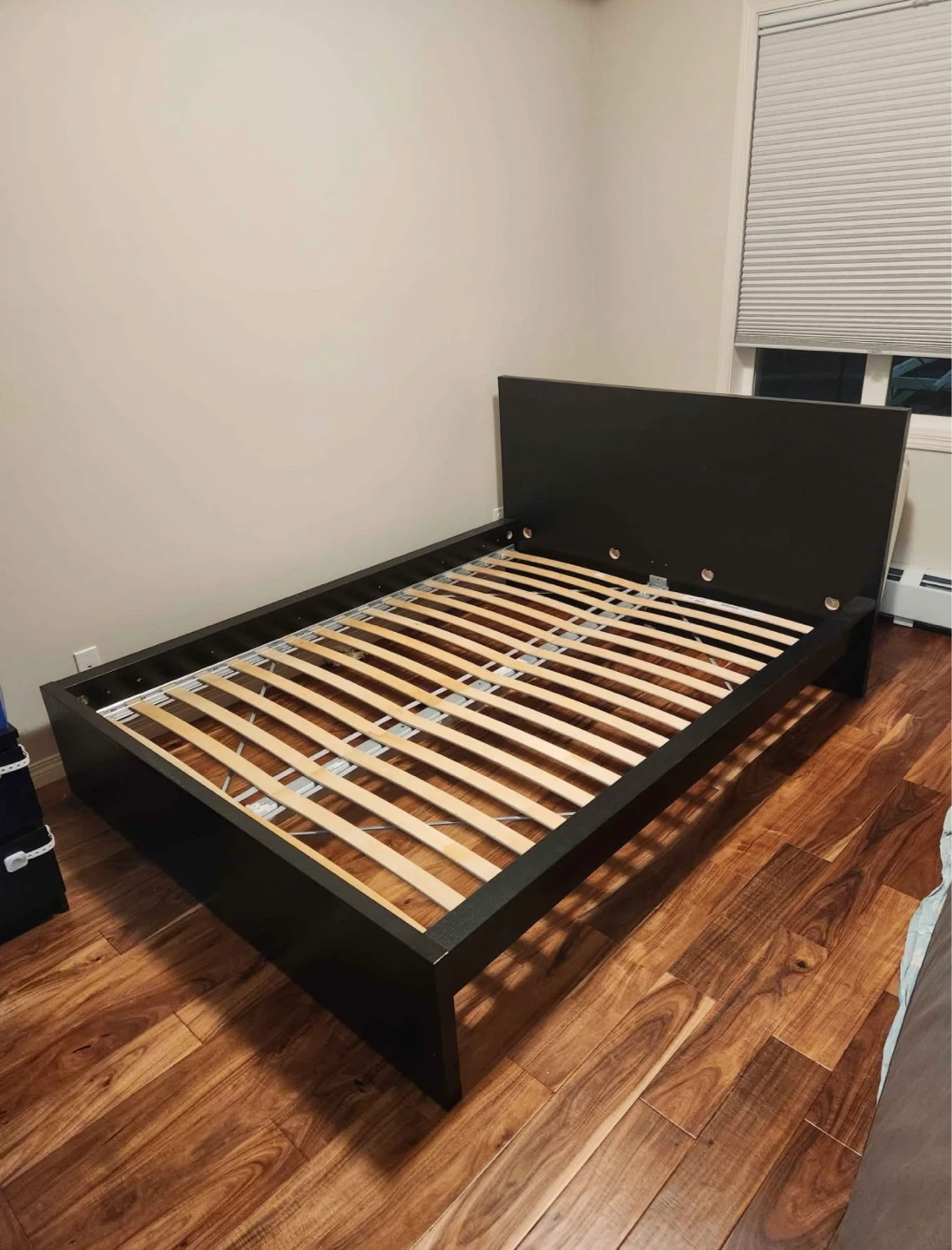 IKEA MALM Queen bed frame black brown