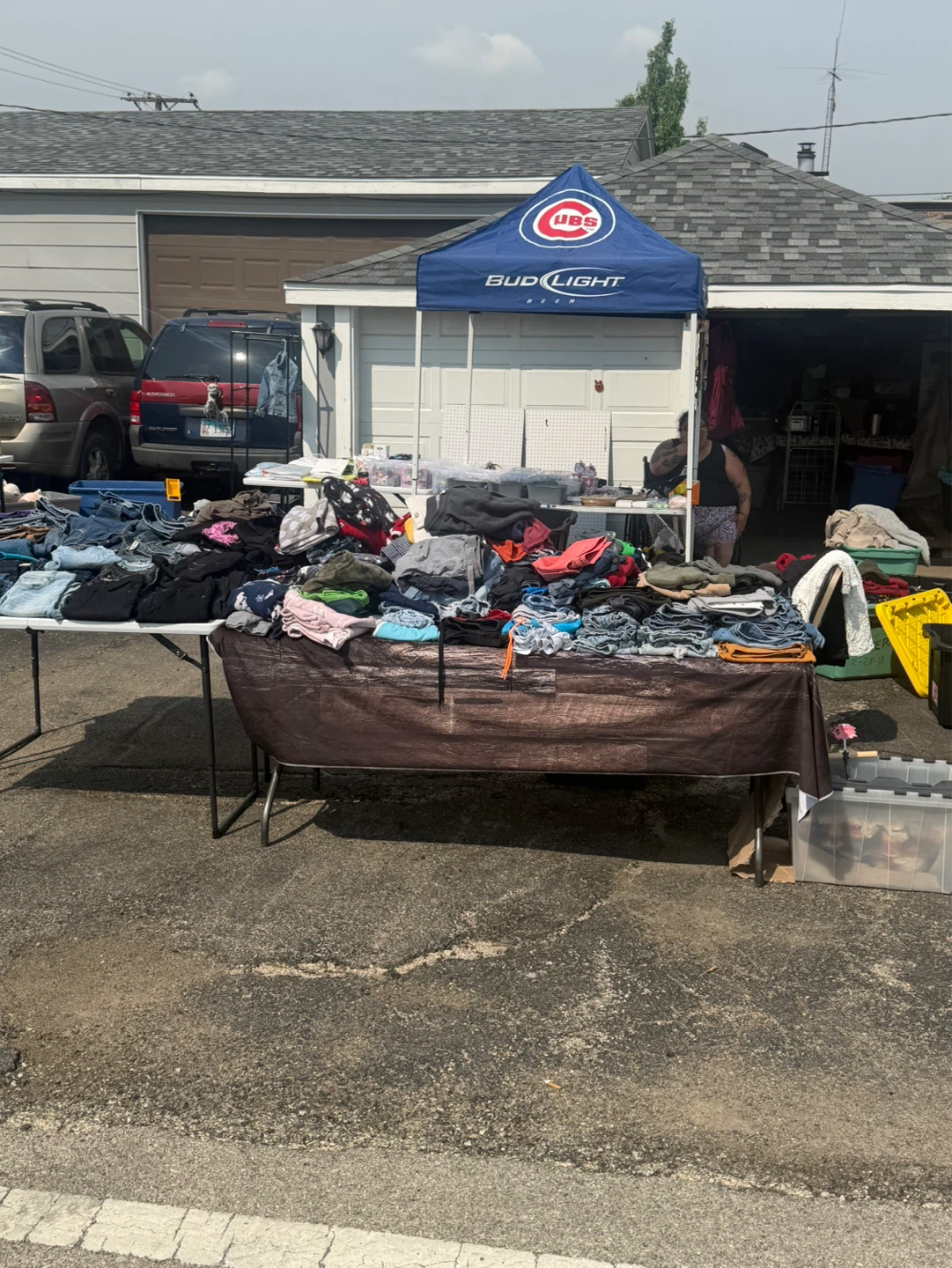 Assorted Clothing and Household Items Yard Sale - photo 4