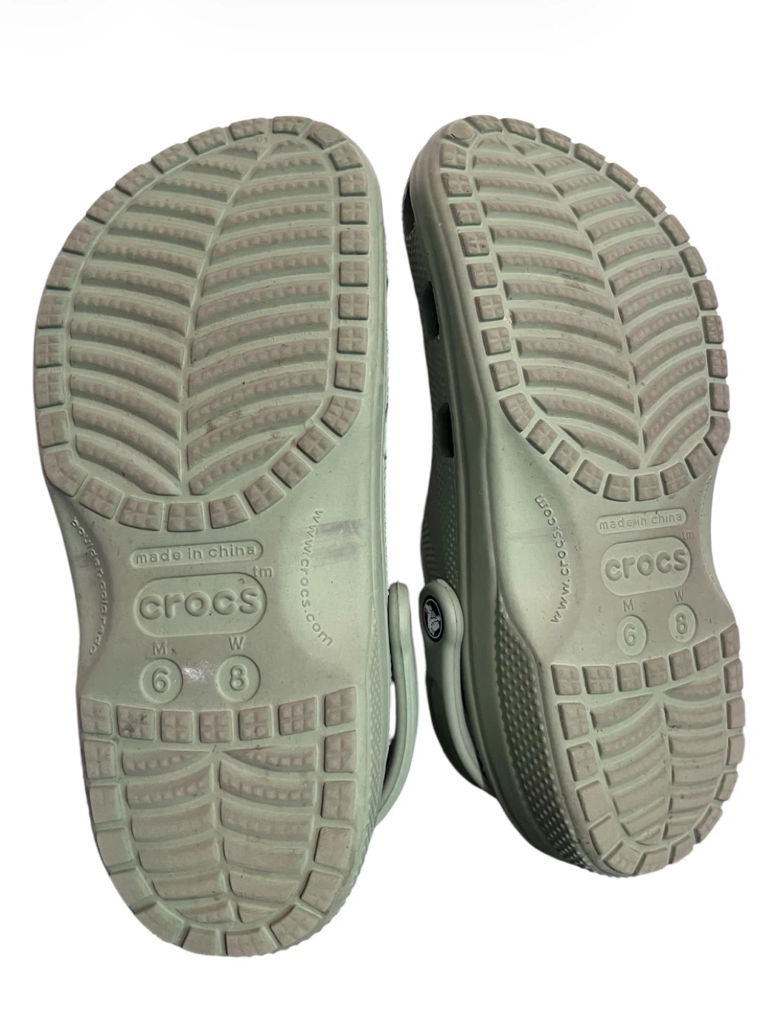 Crocs Classic Clogs – Sage Green – Women’s Size 8 – Like New - photo 5