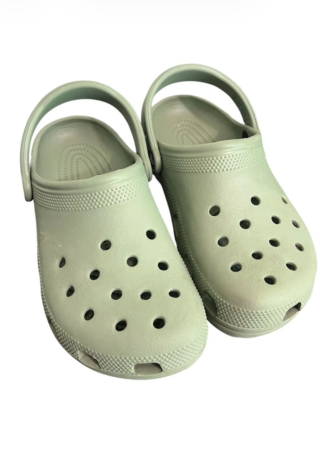 Crocs Classic Clogs – Sage Green – Women’s Size 8 – Like New - photo 3