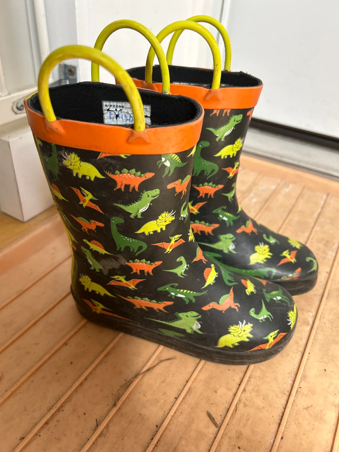 RIPZONE Kids Dinosaur Rain Boots size 10T
