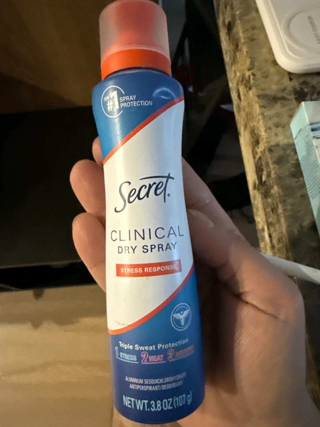 Secret Clinical Dry Sprays (2) 1 each different