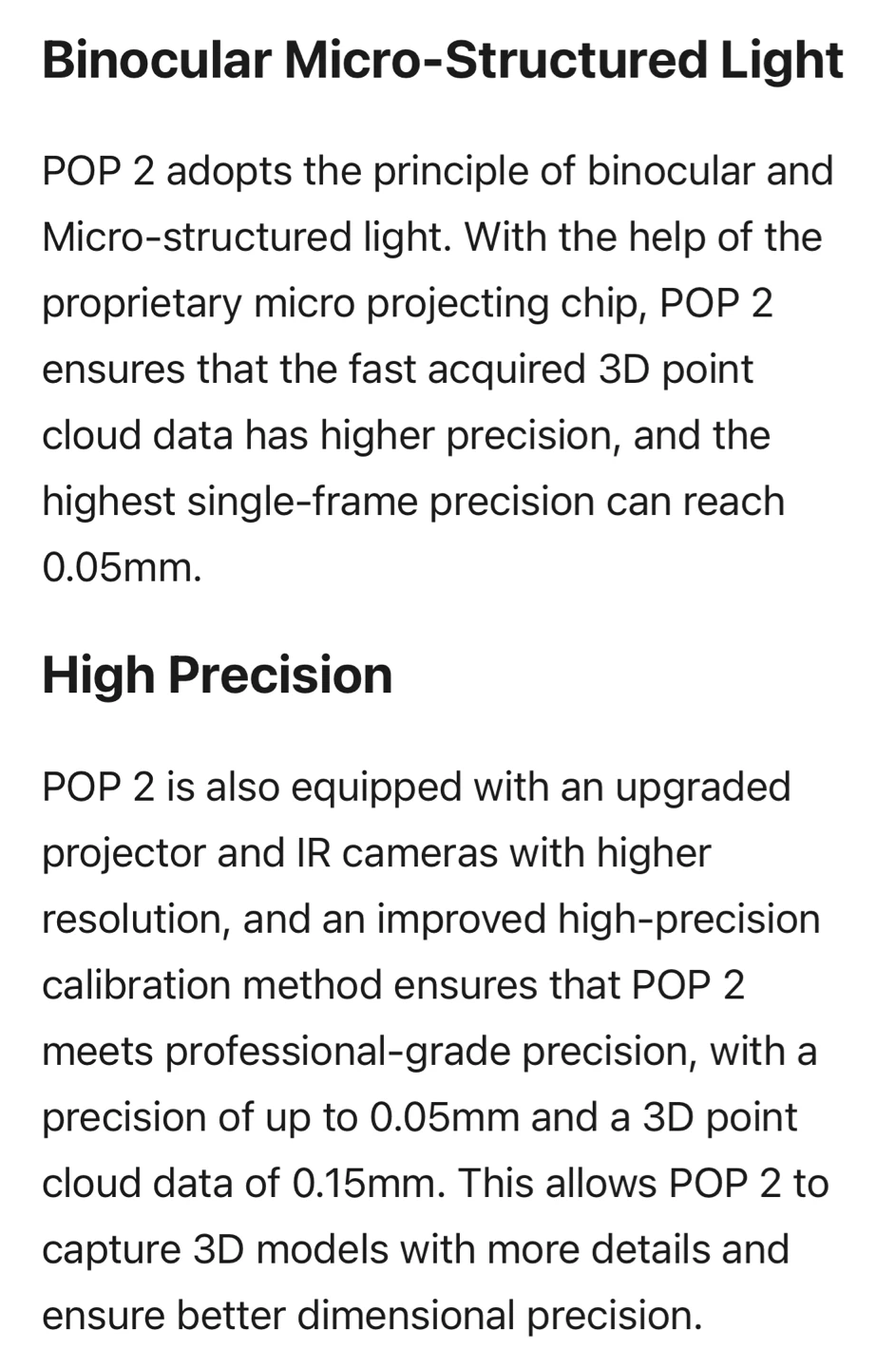 Revopoint POP 2 3D Scanner - photo 4