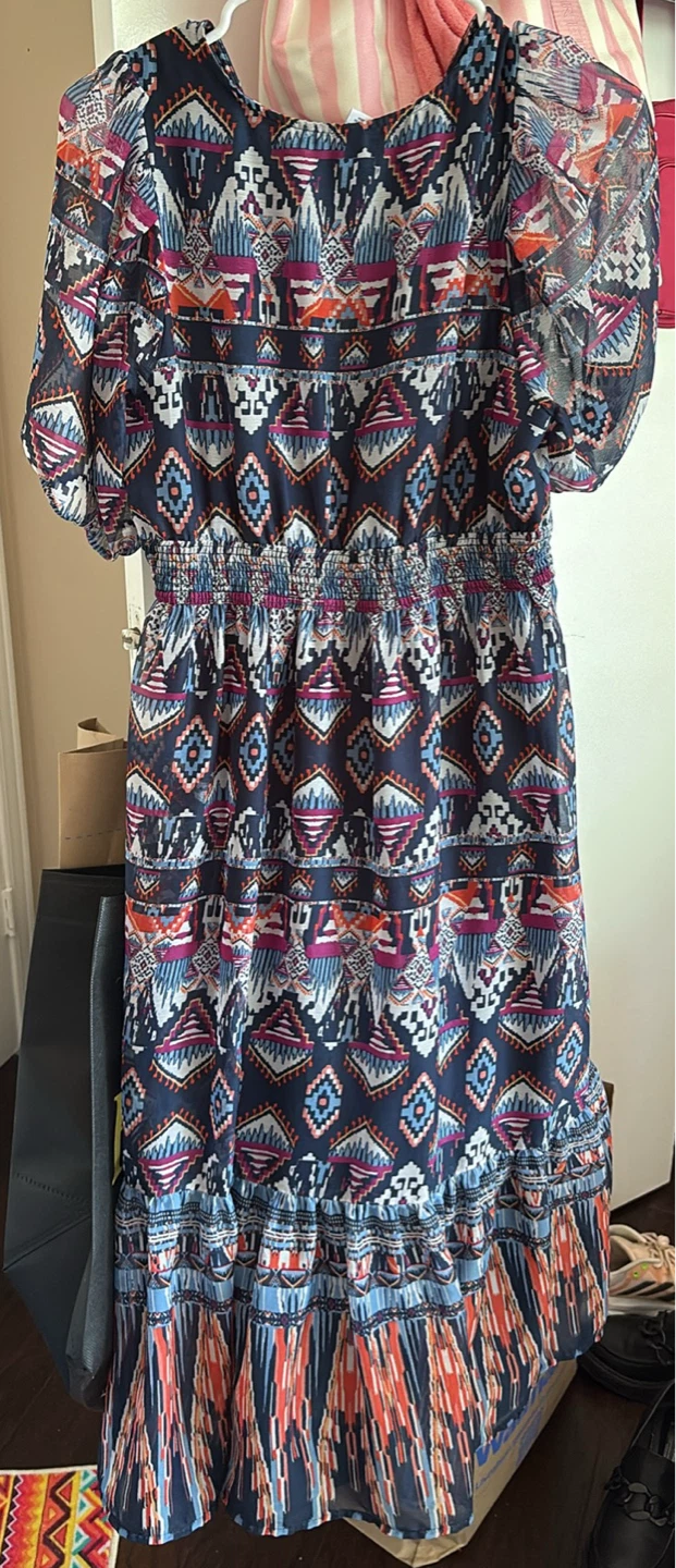 Women's Printed Maxi Dress