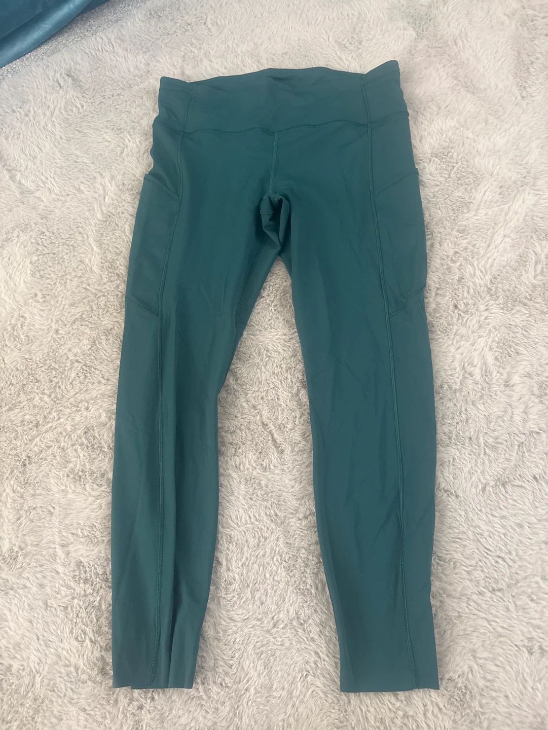 Lululemon size 12 Teal Athletic Leggings with Pockets - photo 2
