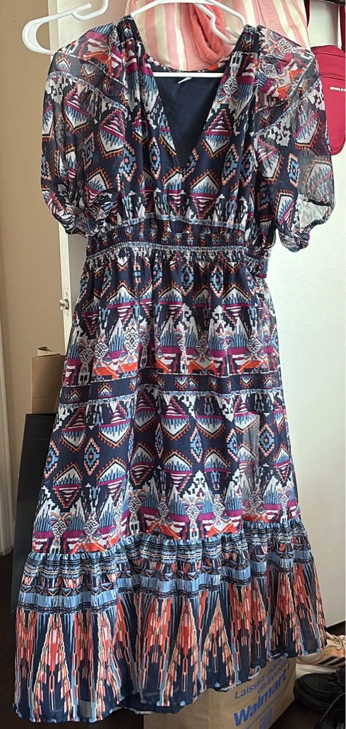 Women's Printed Maxi Dress - photo 2