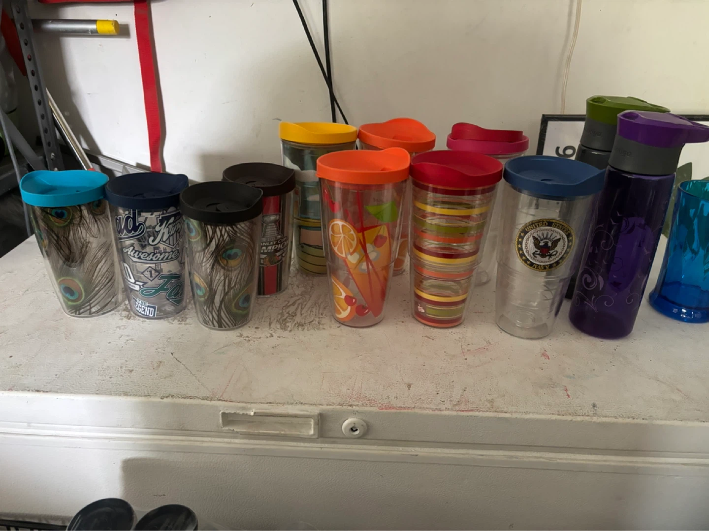 Assorted Tumblers and Water Bottles