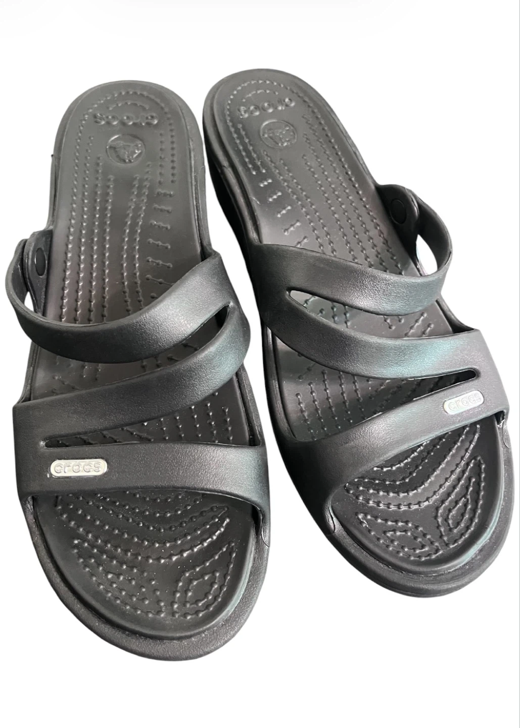 Crocs Women’s Comfort Sandals – Size W9 – Lightweight Slides - photo 2