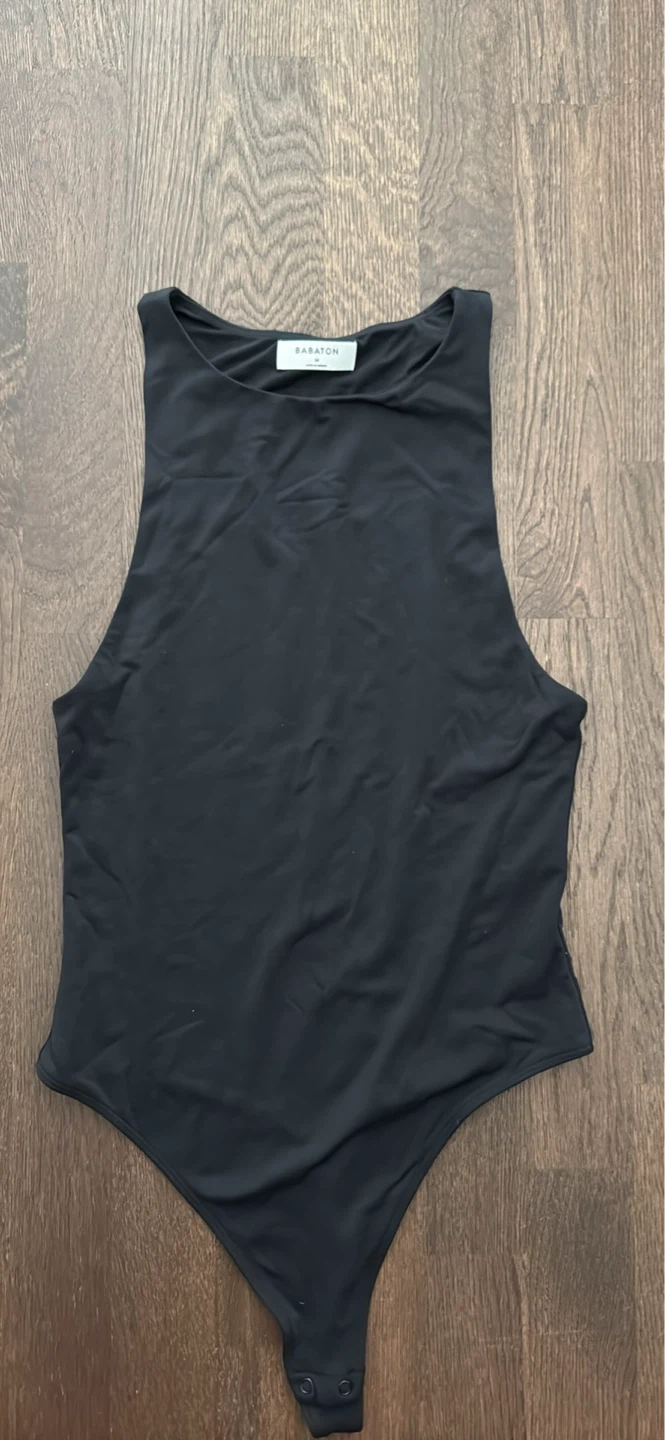 (M) Babaton Black Sleeveless Bodysuit - photo 2