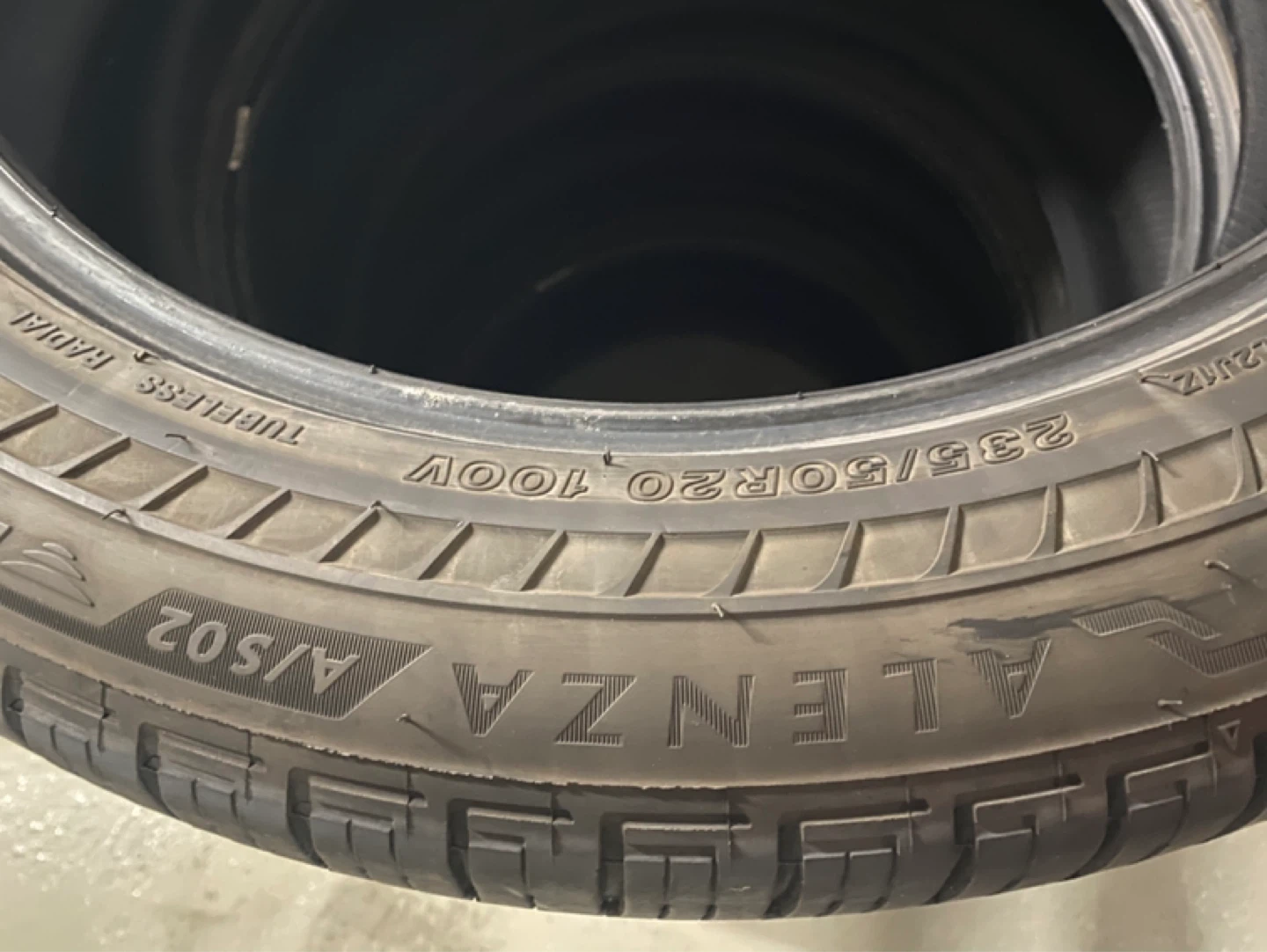 Bridgestone Alenza A/S 02 Tires (Set of 4) - 235/50R20 100V - photo 3