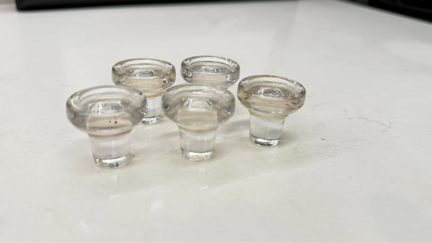 5 Glass Bottle Stoppers