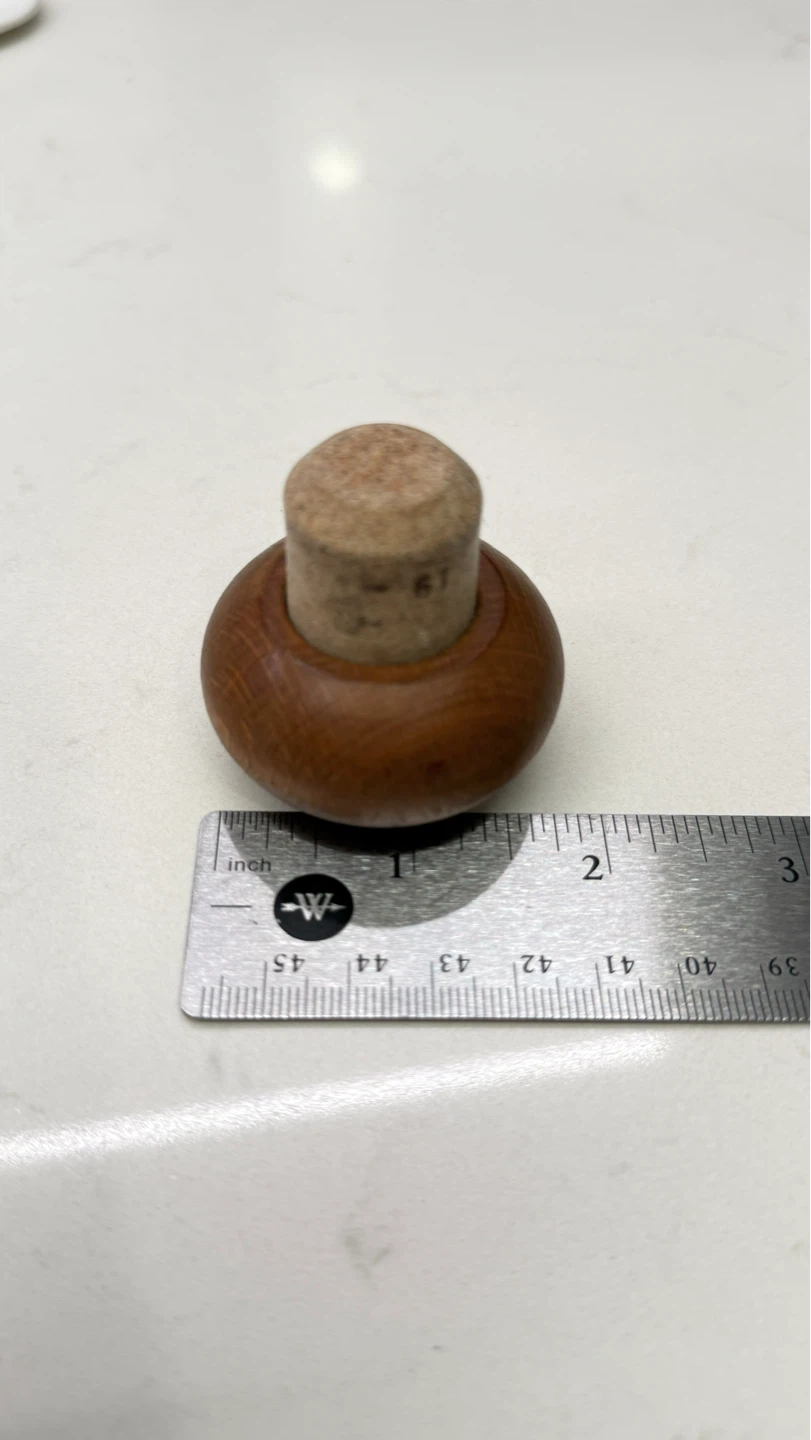 Mushroom shaped wooden wine stopper - photo 3