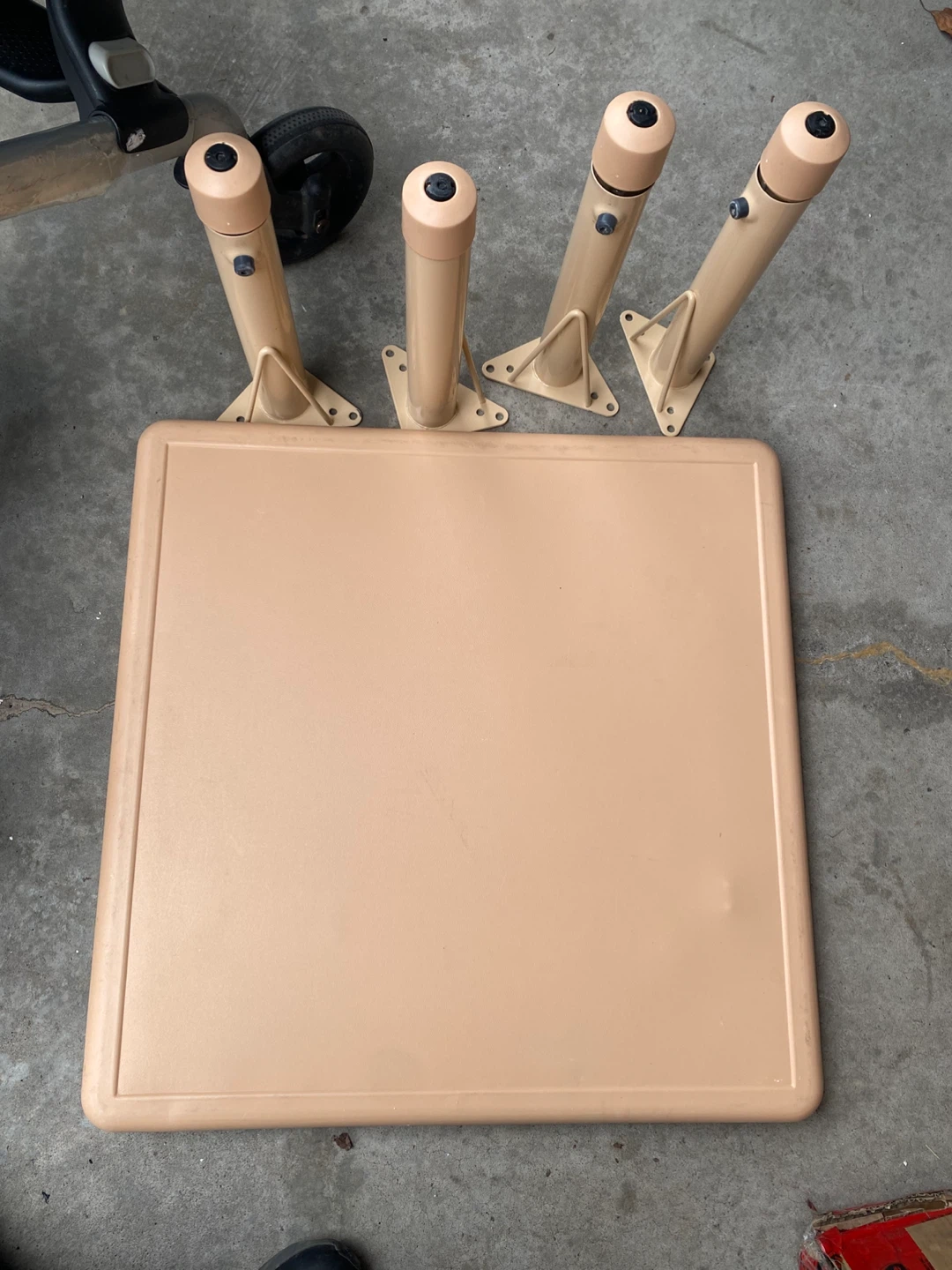Kids Play Table Top and Legs Set - photo 2