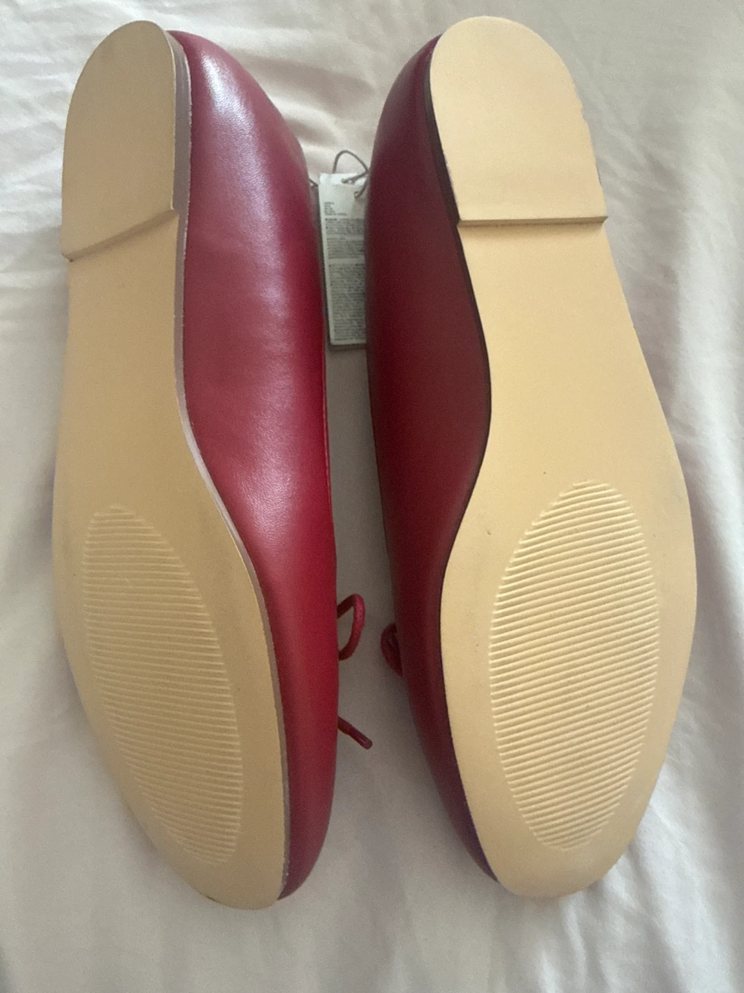 GAP Red Ballet Flats with Bow - Size 8 - photo 2