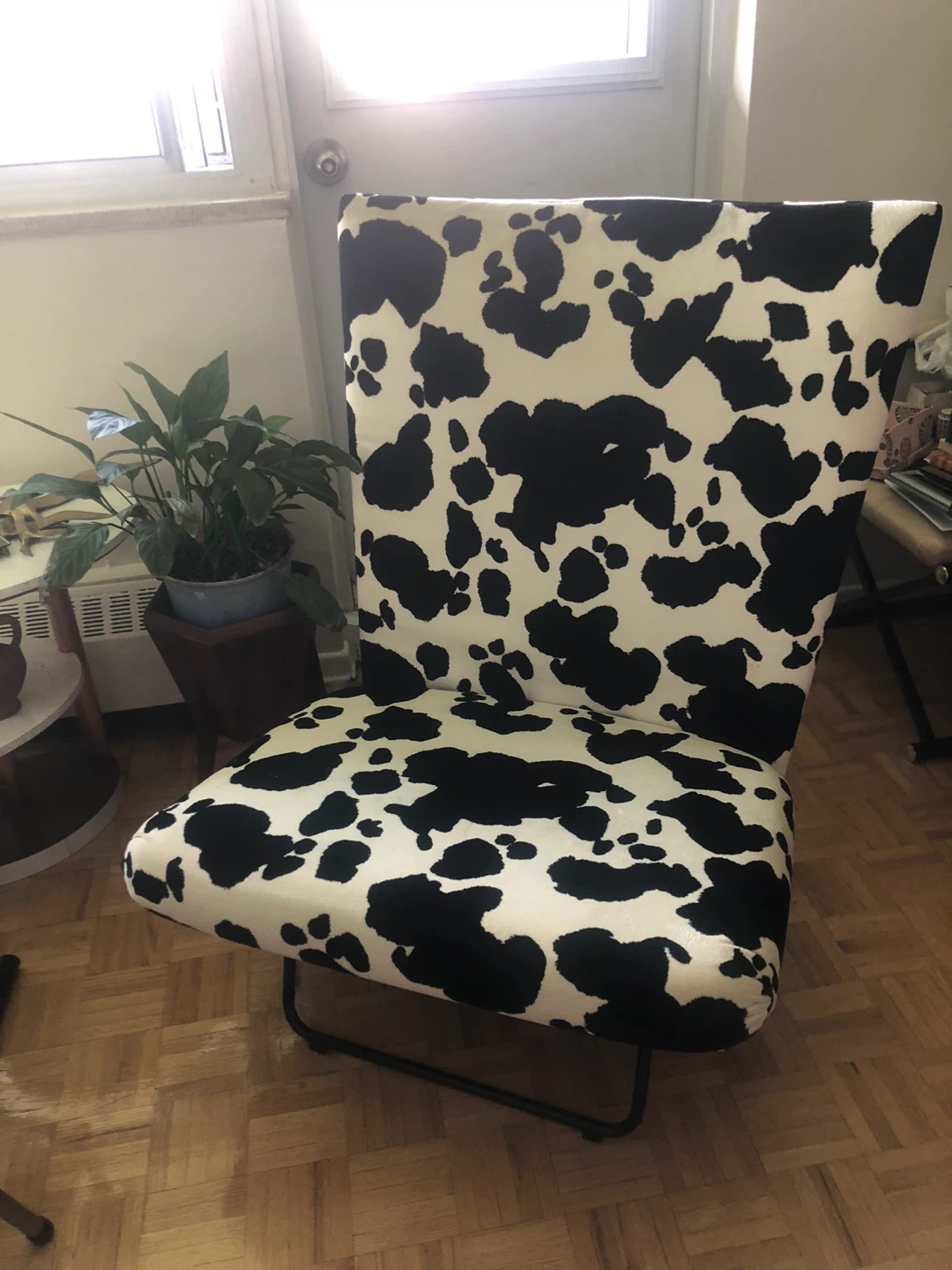 Cow /pony Print Accent Chair