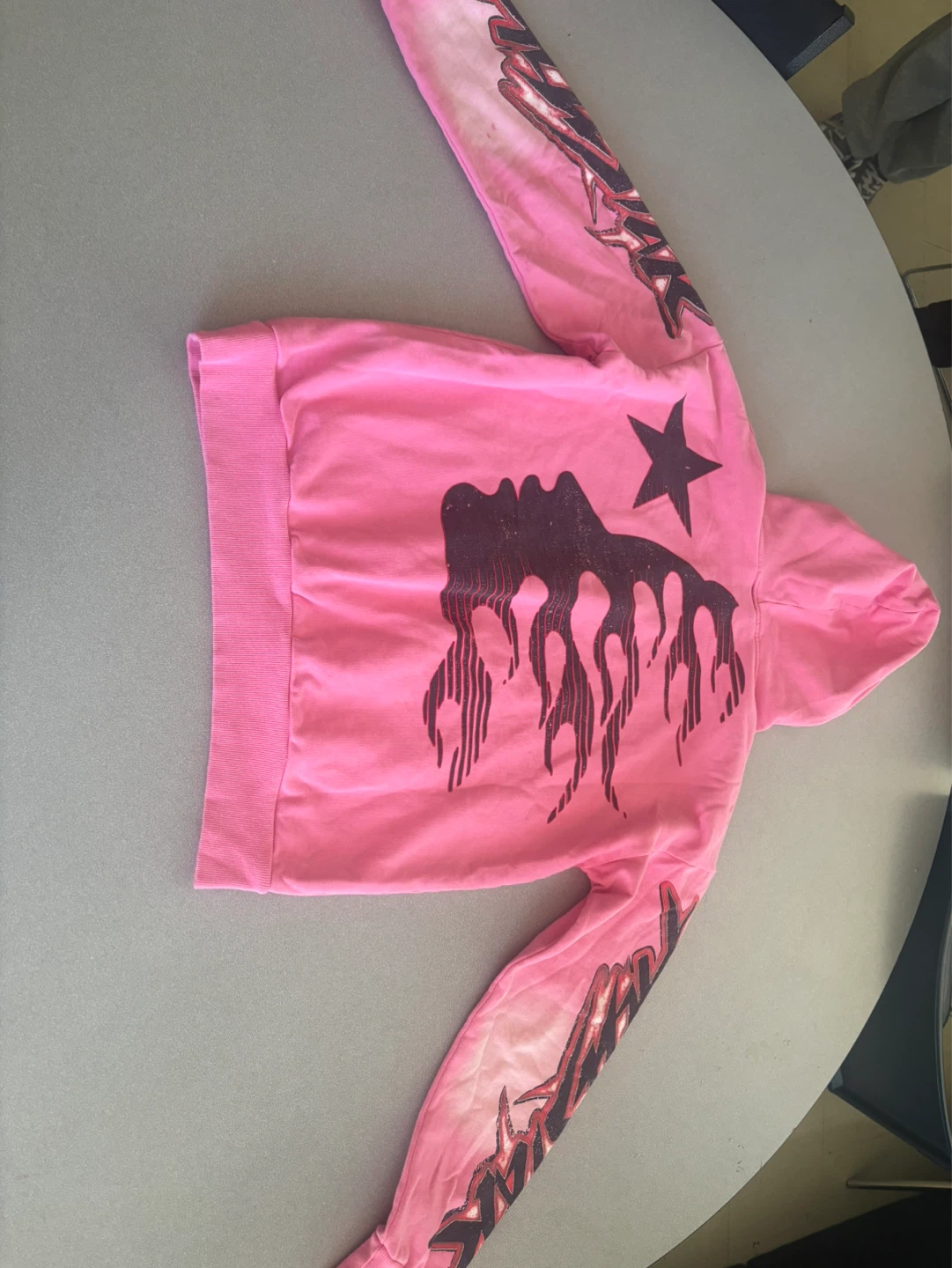 Hellstar Pink Graphic Hoodie - photo 3