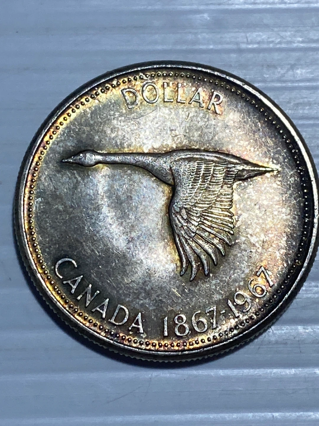 Canada silver 1867-1967 Centennial Dollar Coin