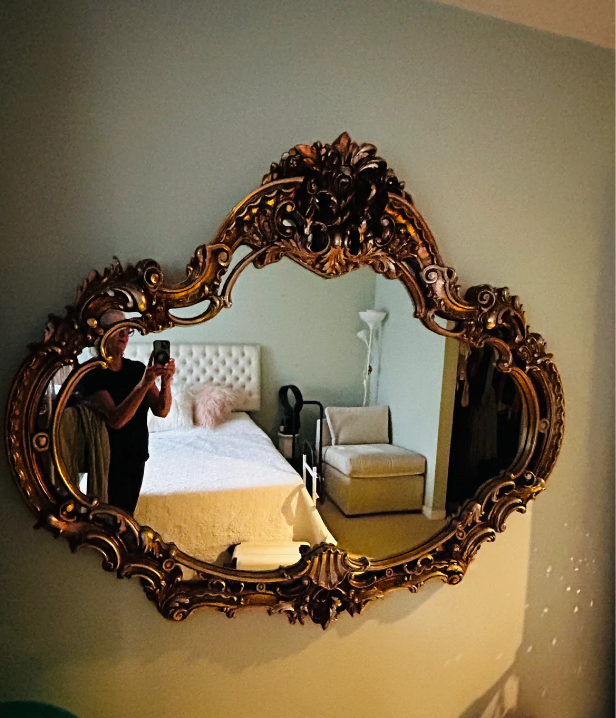 Ornate Gold Wall Mirror