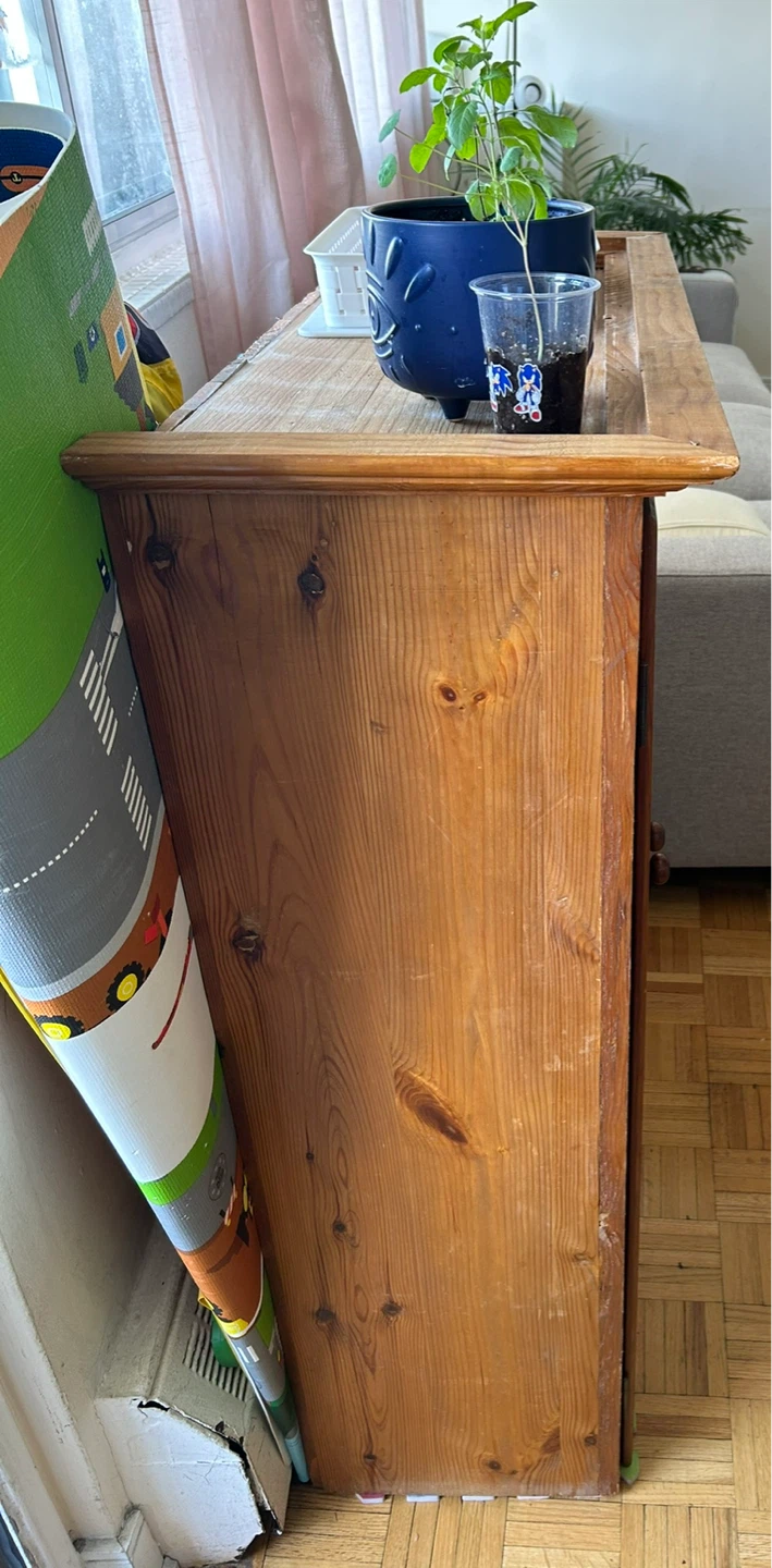 Wooden Cabinet with Glass Doors - photo 3