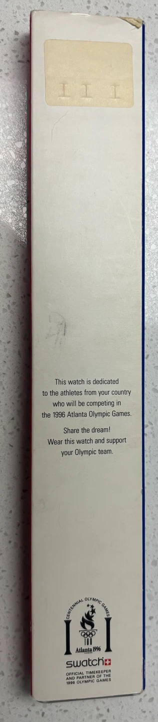 Swatch Quartz Watch - Atlanta 1996 Olympic Games - photo 2