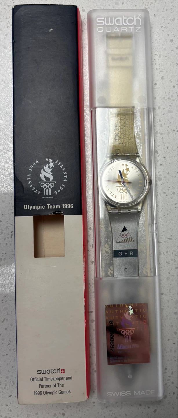 Swatch Quartz Watch - Atlanta 1996 Olympic Games - photo 3