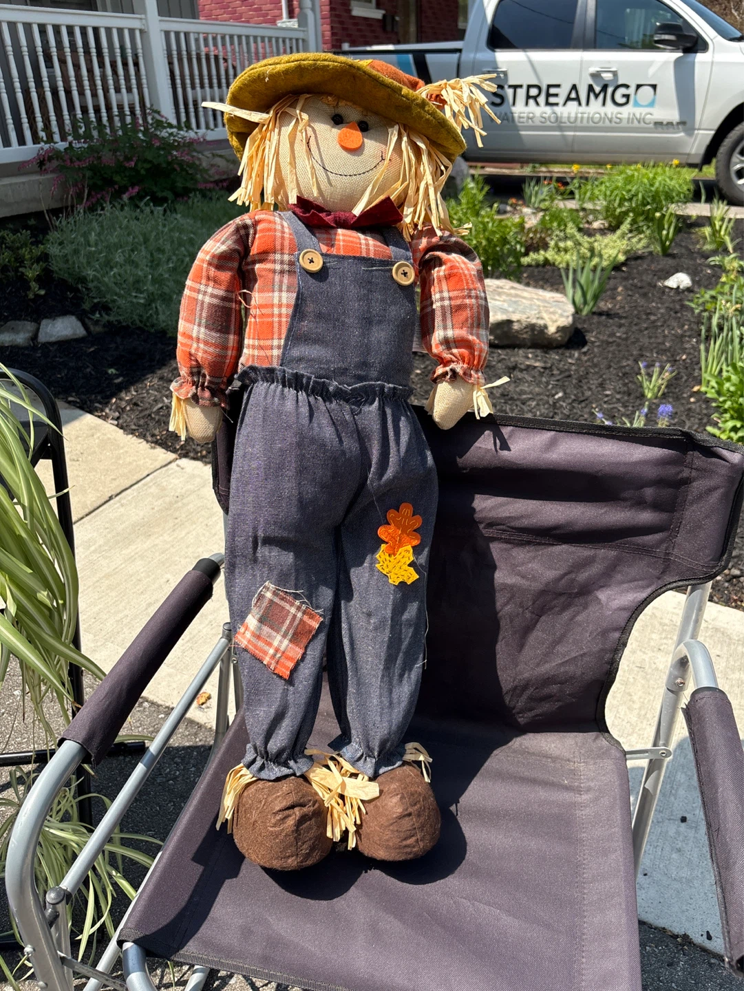 Decorative Scarecrow Figure