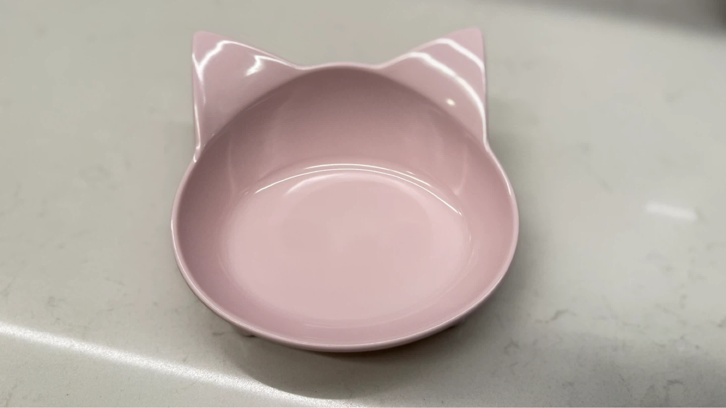 Pink Cat Ear Pet Bowl - photo 2