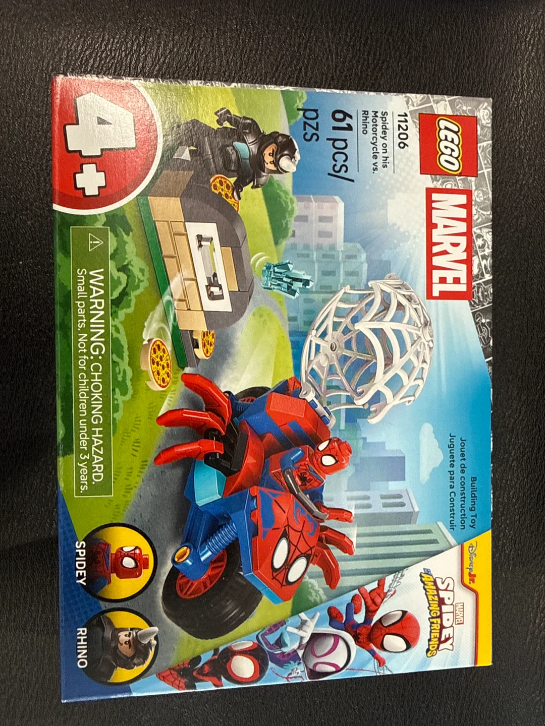 LEGO Marvel Spider-Man 11206 Spider-Hulk vs. Rhino Bike