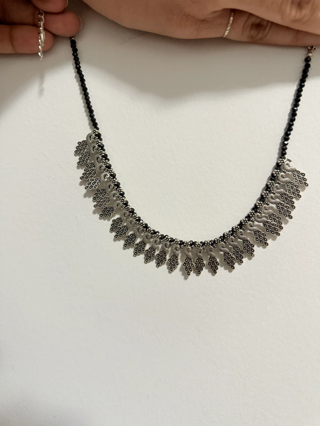 Boho Silver-Tone Peacock Earrings & Necklaces Set - photo 4
