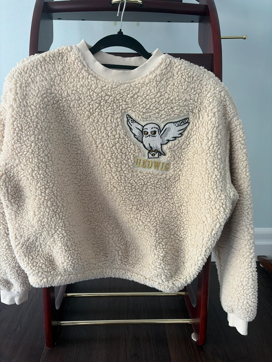 Cream Hedwig Teddy Fleece Sweater