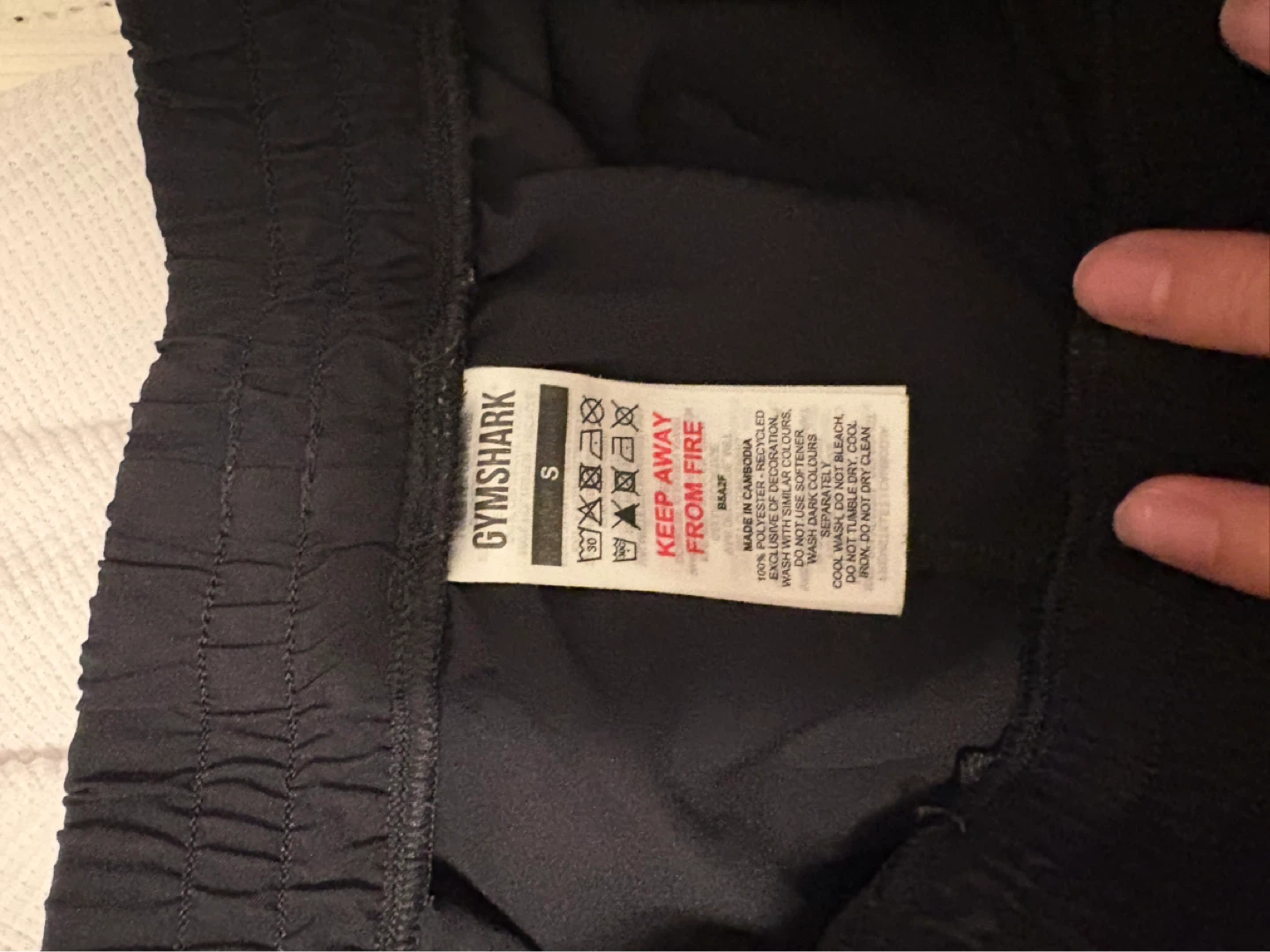 Gymshark Black Running Shorts Size S - photo 2
