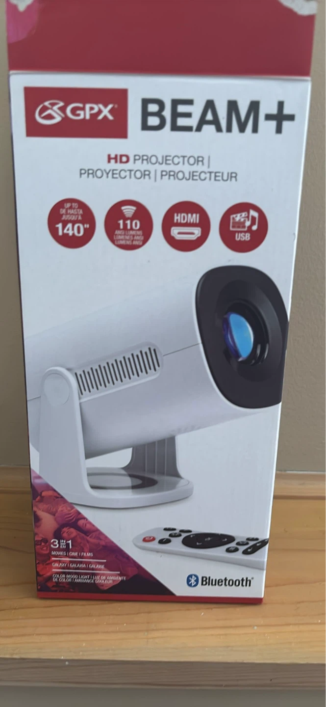 GPX BEAM+ HD Projector