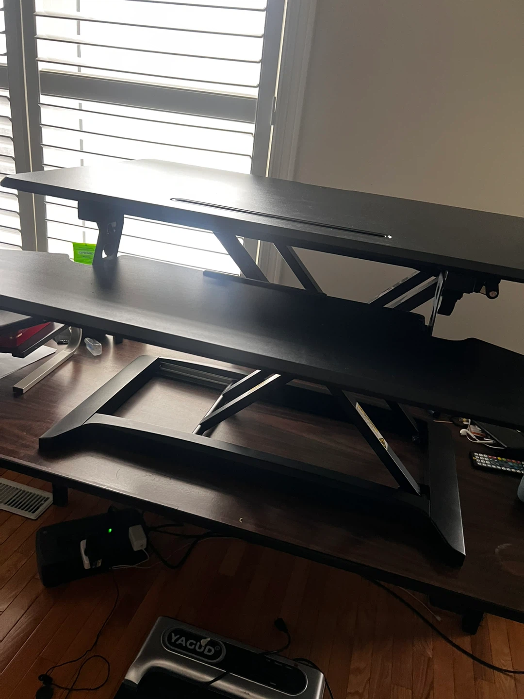 Black Standing Desk Converter