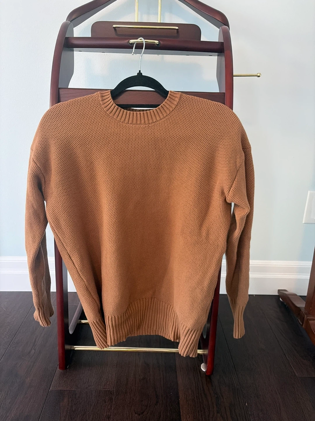 Brown Crew Neck Sweater