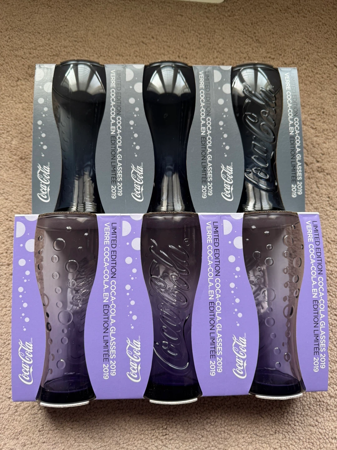 McDonald's Coca-Cola Limited Edition Glasses 2019 (Set of 3)