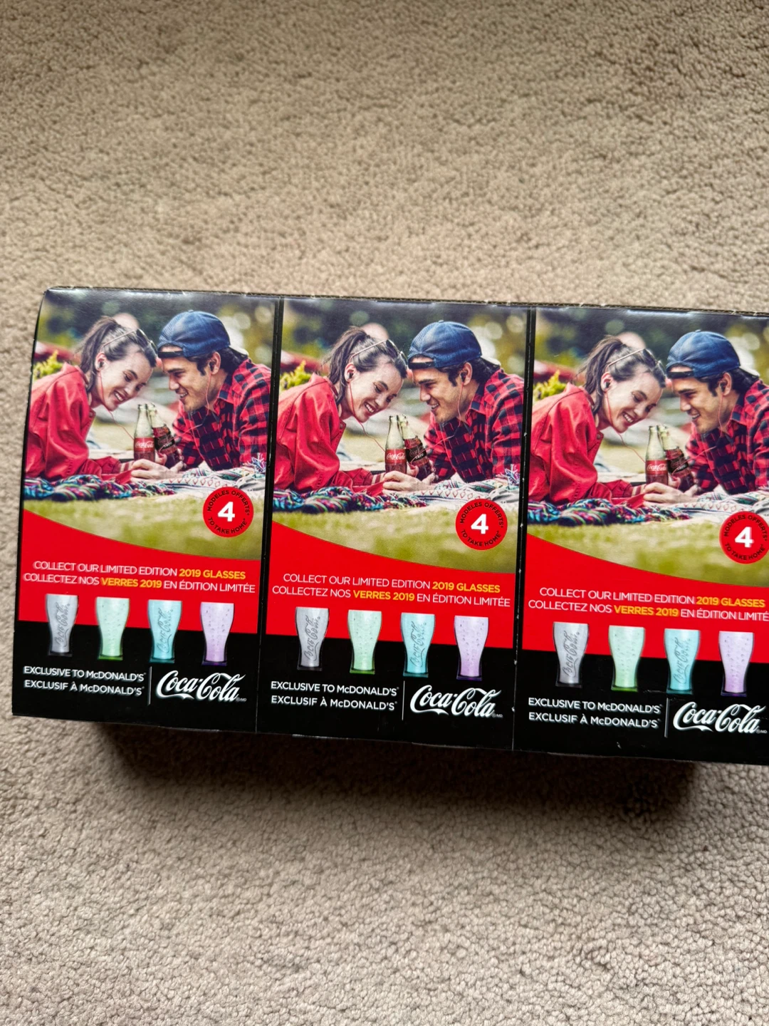 McDonald's Coca-Cola Limited Edition Glasses 2019 (Set of 3) - photo 5