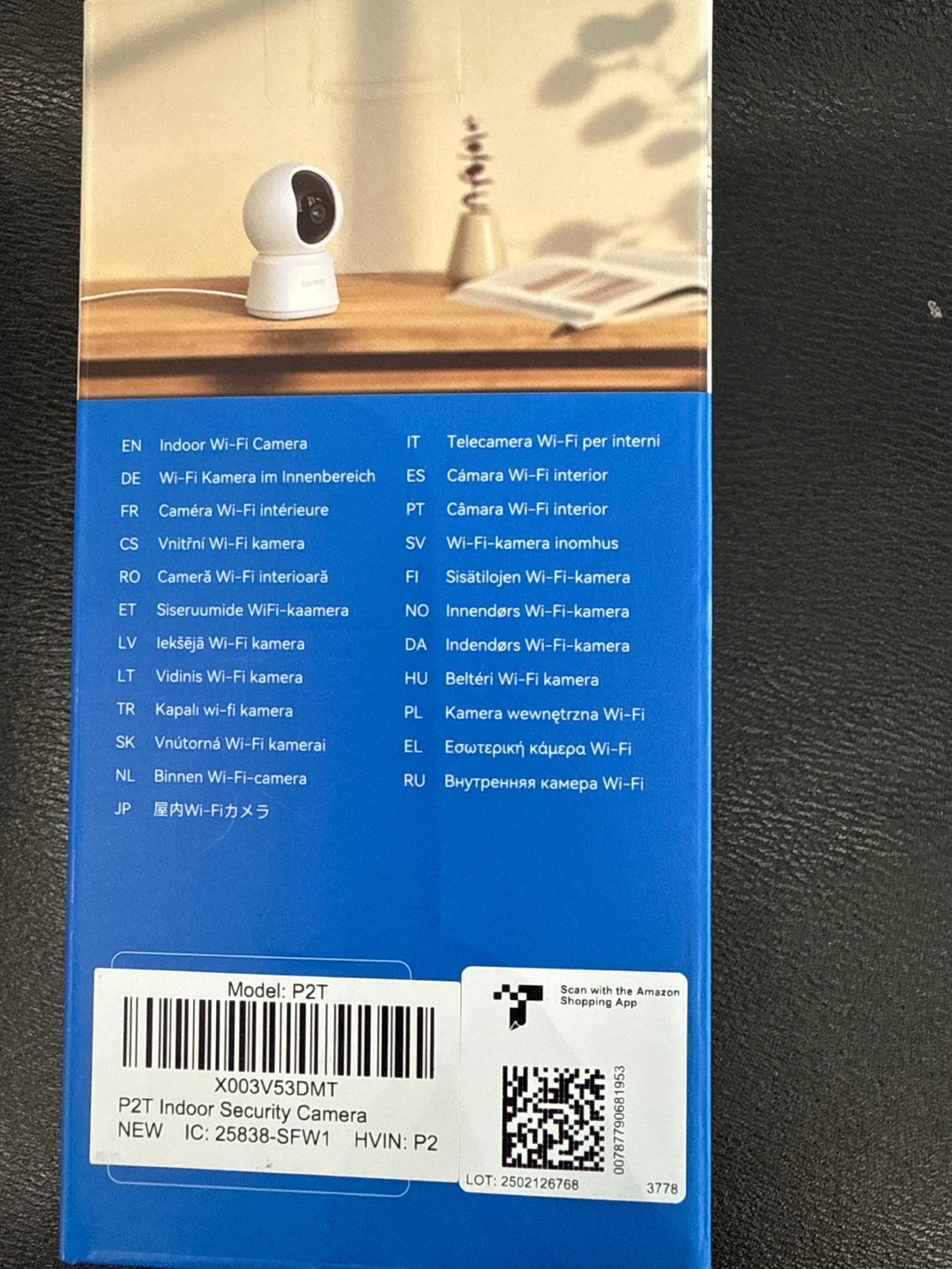 Laxihub P2T Indoor Security Camera 3MP - photo 4