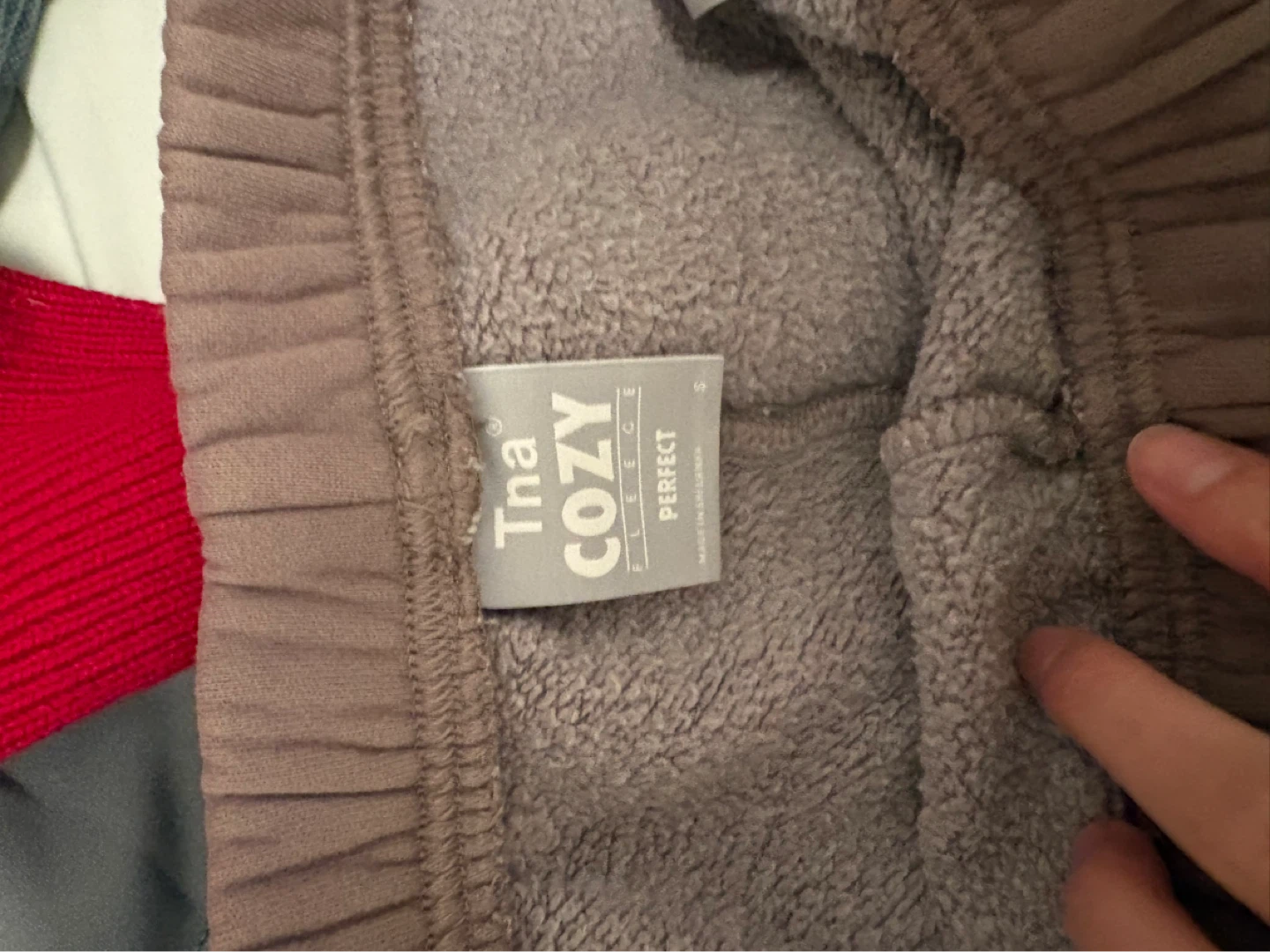 Tna Cozy Perfect Fleece Shorts Size S - photo 2