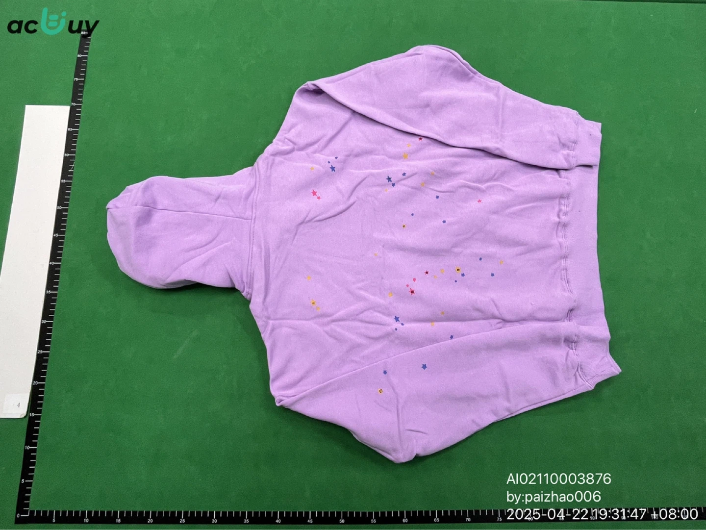 Sp5der Açai Hoodie Size-S - photo 3