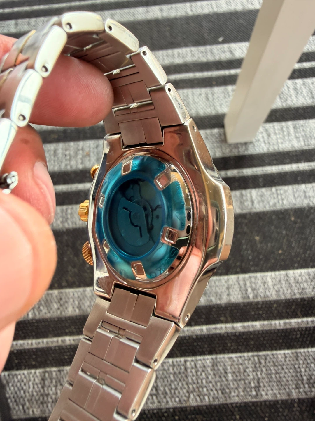 Brand New Seiko Kinetic GMT Men's Watch Two-Tone Stainless Steel - photo 3