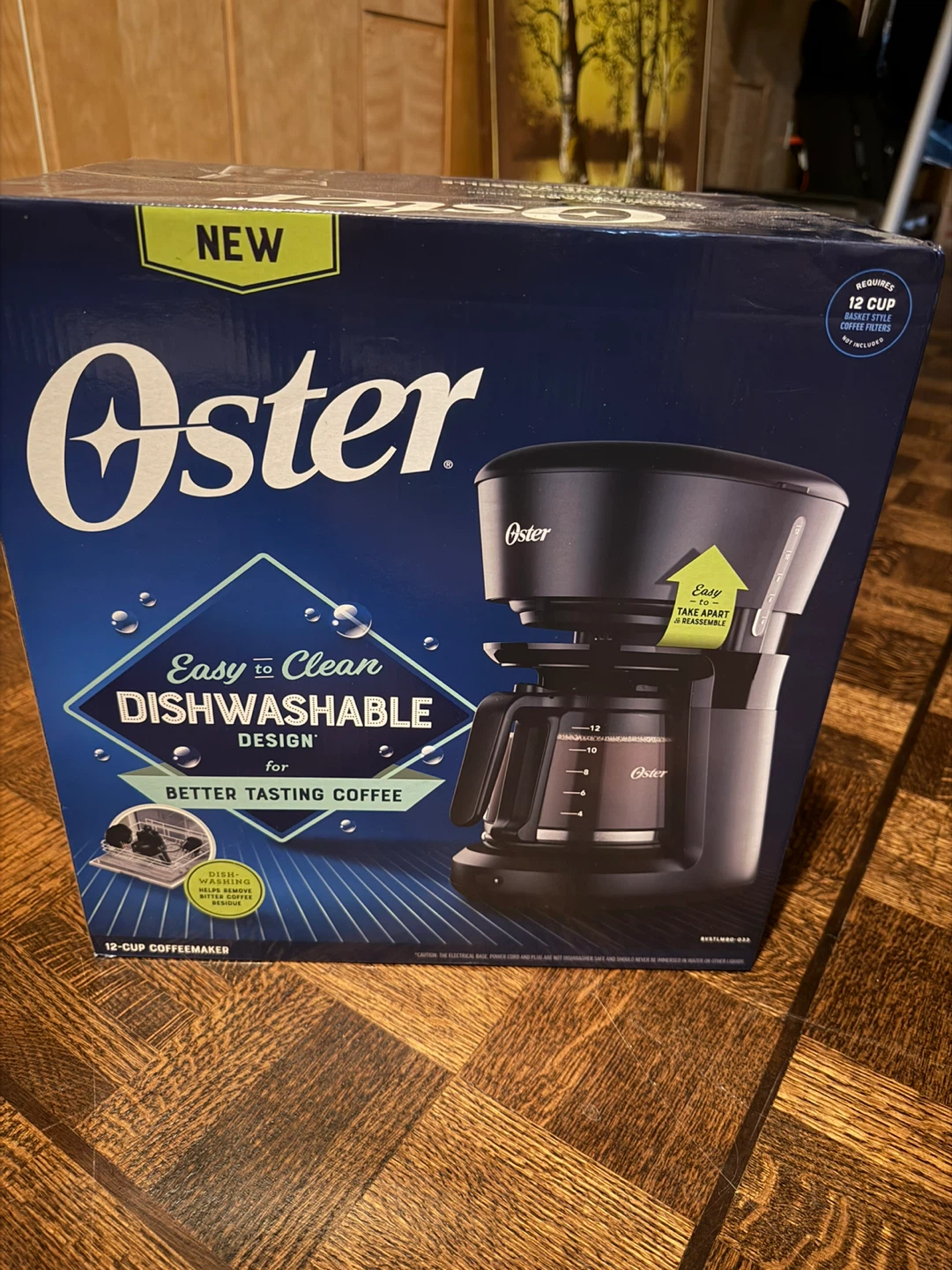 Oster 12 Cup Dishwashable Design Coffee Maker