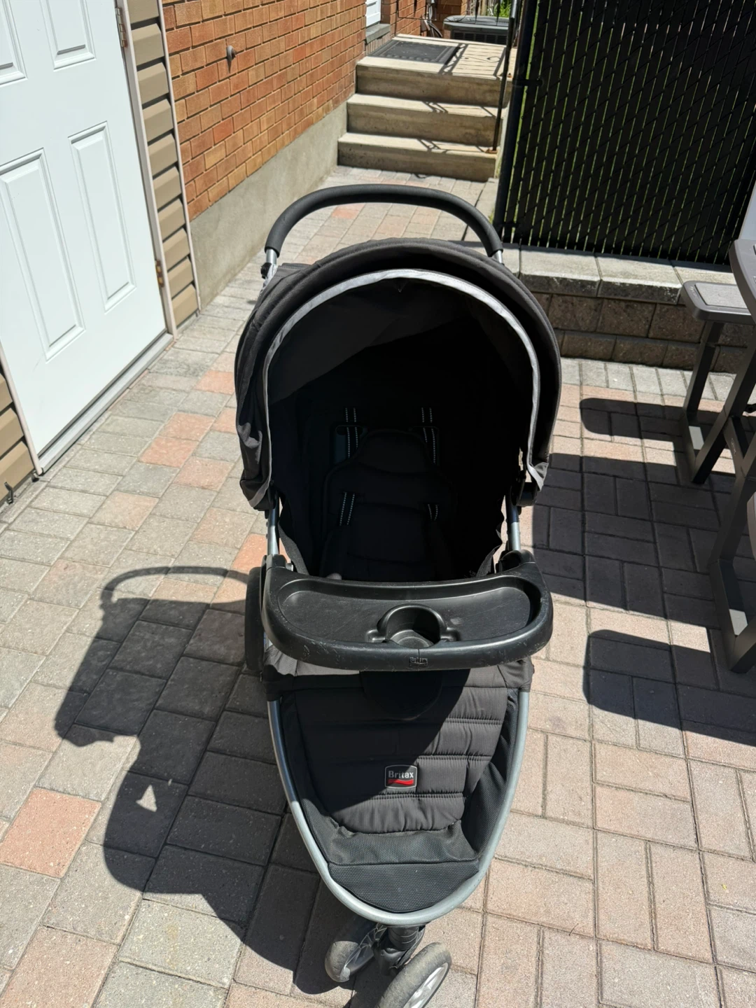 Britax Black Stroller with Tray