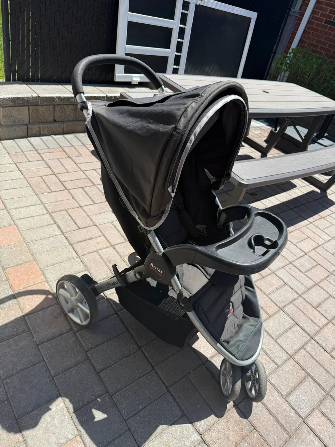 Britax Black Stroller with Tray - photo 4