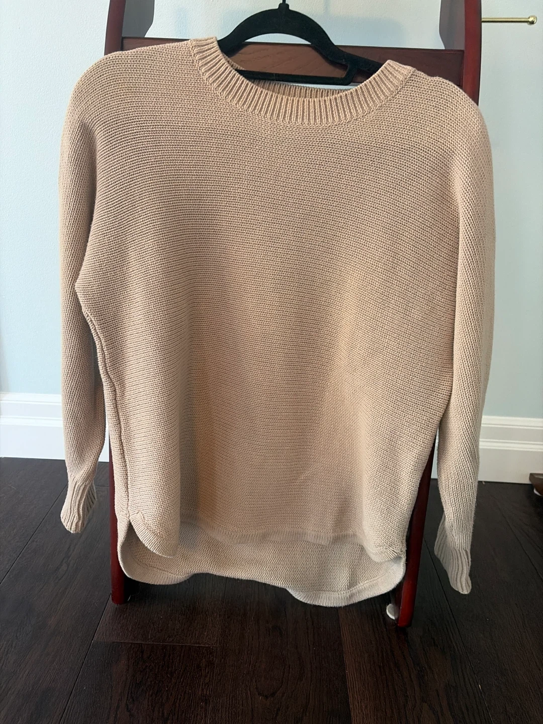 Women's Beige Knit Sweater
