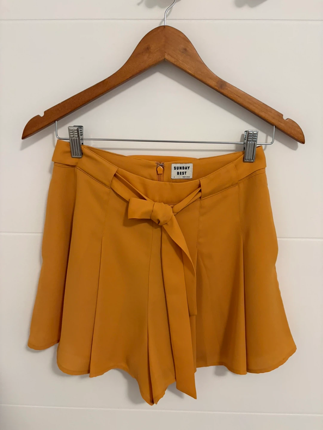 Sunday Best Yellow Skort Size 6