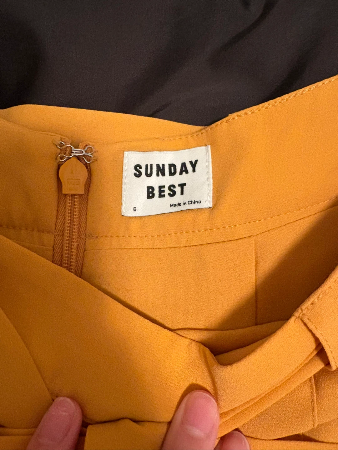 Sunday Best Yellow Skort Size 6 - photo 2